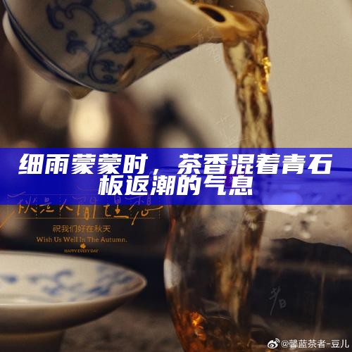细雨蒙蒙时，茶香混着青石板返潮的气息